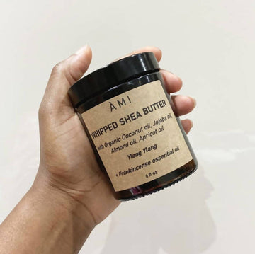 WHIPPED SHEA BUTTER with Ylang Ylang and Frankincense Essential Oil